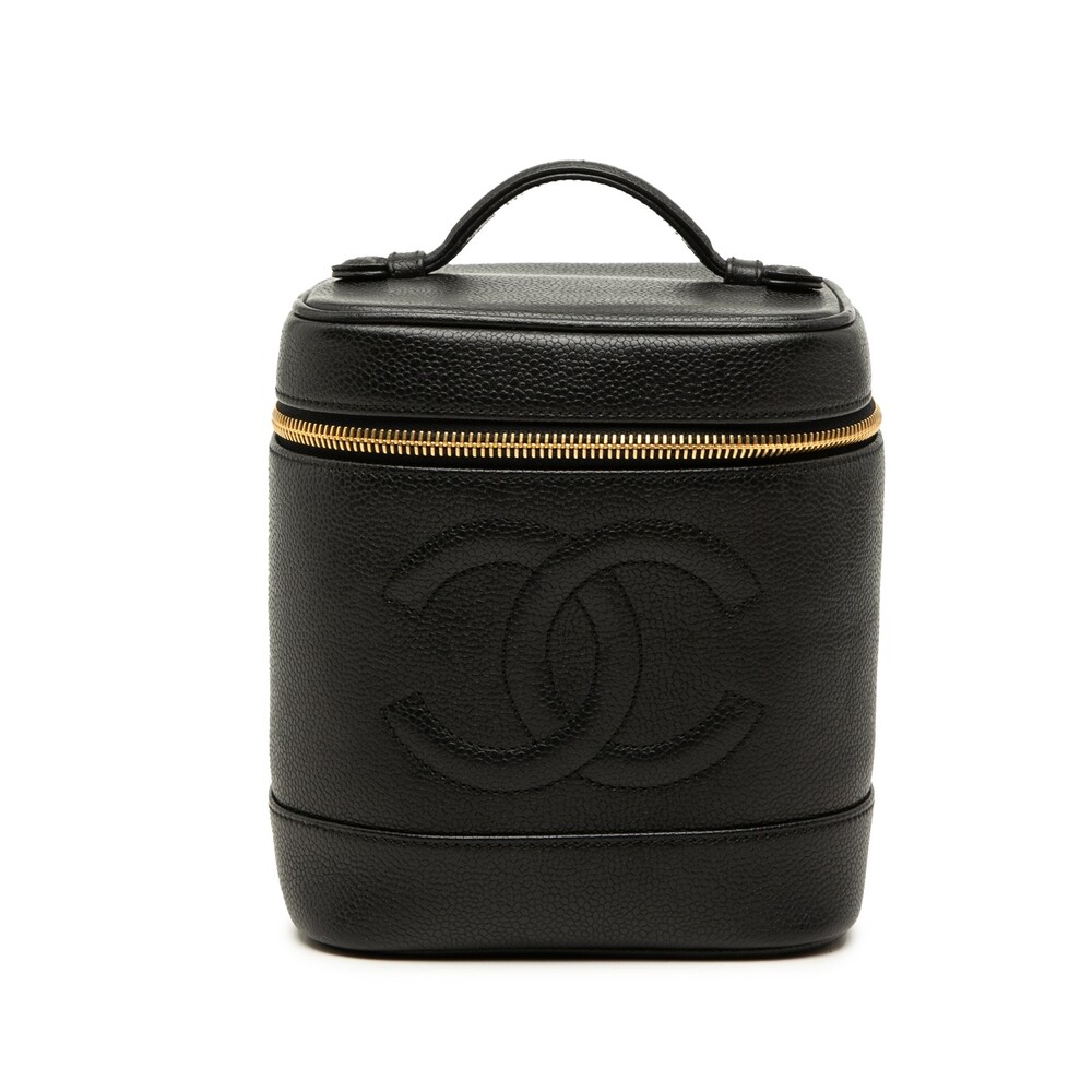 Chanel Cc Caviar Vanity Bag Pre-Loved #321729C11B
